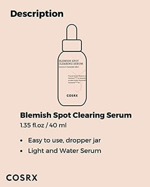 سيرم منظف COSRX AC Collection Blemish Spot Clearing Serum, 40ml / 1.35 fl.oz | Centella, Niacinamide, EGF Serum | Animal Testing Free, Paraben Free
