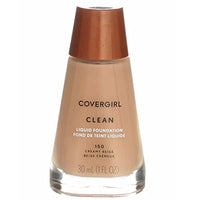 مكياج سائل نظيف كريمي بيج CoverGirl Clean Liquid Makeup, Creamy Beige [150], 1 oz (Pack of 3)