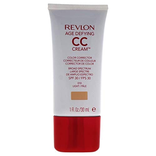 ريفلون كريم مقاوم لعلامات التقدم في العمر فاتح / 010 Revlon Age Defying CC Cream, Light/010, 1 Ounce