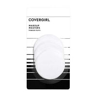 بودرة منتفخة لمكياج ماسترز من كوفرجيرل COVERGIRL Makeup Masters Powder Puffs, 3 ct, White