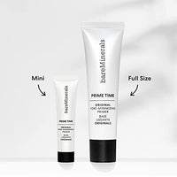 براي مينيرالز برايم تايم الأصلي لتقليل المسام bareMinerals Prime Time Original Pore-Minimizing Primer, Pore Minimizer Gel Makeup Primer for Face, Extends Makeup Wear, Oil Control, Vegan