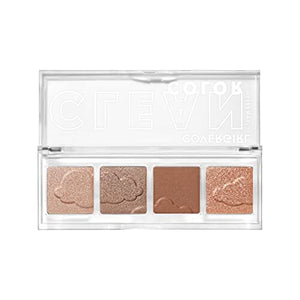 ظلال عيون كلين فريش كلير من كوفرجيرل - ظلال عيون COVERGIRL Clean Fresh Clean Color Eyeshadow – Eyeshadow, Eyeshadow Palette, Shimmer Eyeshadow, Vegan Formula - Shimmering Beige, 4g (0.14 oz)