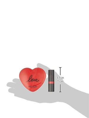 ريفلون ليمتد إديشن كولكشن مع أحمر شفاه لوف سوبر لامع الحب على الأحمر Revlon Limited Edition Collection With Love Lipstick, Super Lustrous Love is On Red, 5.75 Ounce