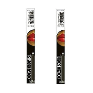 عبوة من قطعتين محدد شفاه Pack of 2 CoverGirl Farewell Feathering Lip Liner, Clear 1002