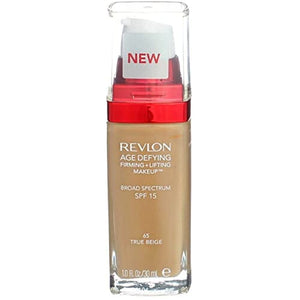 ريفلون مقاوم لعلامات التقدم في العمر + مكياج لشد البشرة بيج حقيقي ، (عبوة من 4 قطع) Revlon Age Defying Firming + Lifting Makeup , True Beige, (Pack of 4)