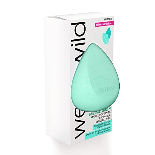 إسفنجة مكياج من ويت إن وايلد سيينج جرين بيوتي بلندر صديقة للبيئة قابلة للتسميد Wet n Wild Seeing Green Beauty Blender Makeup Sponge Envirormental Friendly Decomposable