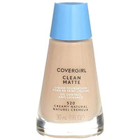 مكياج سائل للتحكم في الزيت من كوفر جيرل CoverGirl Clean Oil Control Liquid Makeup, Creamy Natural [520] 1 oz (Pack of 3)