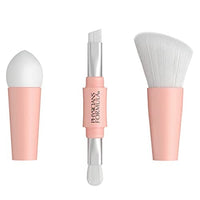 مجموعة فرش مكياج وإسفنج فيزيشنز فورميولا 4 في 1 Physicians Formula 4-in-1 Makeup Brush and Sponge Set, 3 Premium Brushes In One and Precision Makeup Sponge, For Powder and Liquid Make up