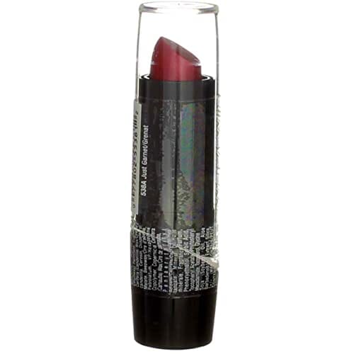 احمر شفاه ويت ان وايلد سيلك فينيش جست جارنت (عبوة من قطعتين) Wet n Wild Silk Finish Lipstick, Just Garnet [538A] 0.13 oz (Pack of 2)