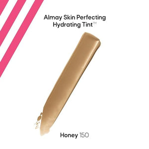 صبغة كريم أساس سائل مرطب من ألماي Almay Hydrating Liquid Foundation Tint, Lightweight with Light Coverage, Naturally Dewy Finish, Hypoallergenic, Dermatologist Tested, Fragrance Free, 150 Honey, 0.94 fl oz.