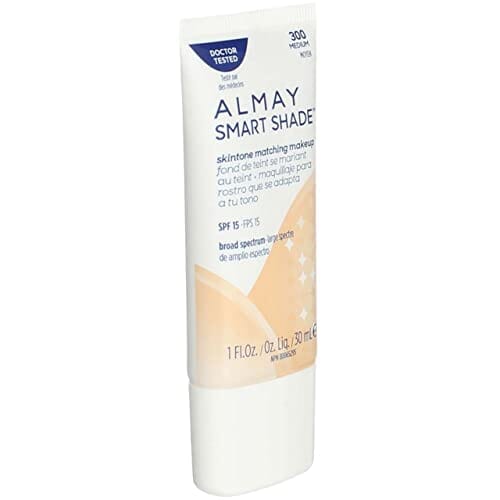 مكياج أساس ظلال العيون من ألماي بعامل حماية من الشمس Almay Smart Shade Makeup SPF 15 Foundation Makeup 1fl oz (300 medium)