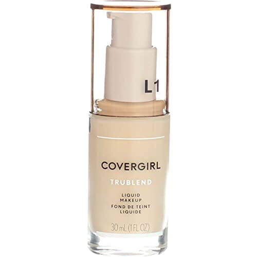 كريم أساس سائل كوفر جيرل تروبلند عاجي L1 - عبوة من قطعتين Cover Girl Trublend Liquid Foundation Ivory L1 - Pack of 2