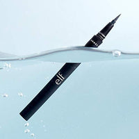 قلم كحل مقاوم للماء e.l.f. H2O Proof Eyeliner Pen, Felt Tip, Waterproof, Long-Lasting, High-Pigmented Liner For Bold Looks, Vegan & Cruelty-Free, Jet Black. 0.02 Fl Oz