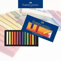 مسحوق ألوان باستيل من فابر كاستل FABER CASTELL Creative Studio Powder Pastel Paint 12 Colors Full Size