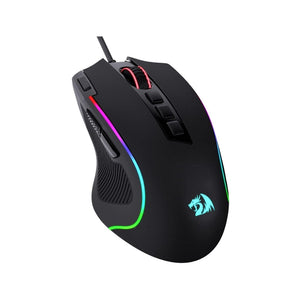 ماوس ألعاب ريدراجون  Redragon M612 Predator RGB Gaming Mouse, 8000 DPI Wired Optical Gamer Mouse with 11 Programmable Buttons & 5 Backlit Modes, Software Supports DIY Keybinds Rapid Fire Button
