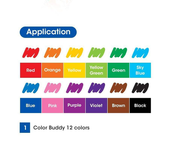 الوان ماجك 12 لون Marker Colors 12 Set
