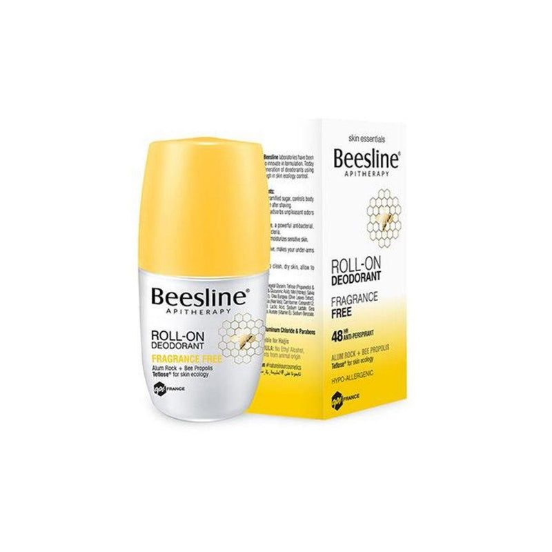 بيزلين رول مزيل الرائحة خال من العطر Beesline roll-on deodorant fragrance free