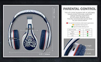 سماعات رأس سلكية للأطفال eKids Ghostbusters Kids Headphones, Adjustable Headband, Stereo Sound, 3.5Mm Jack, Wired Headphones for Kids, Tangle-Free, Volume Control, for Fans of Ghostbusters Merchandise