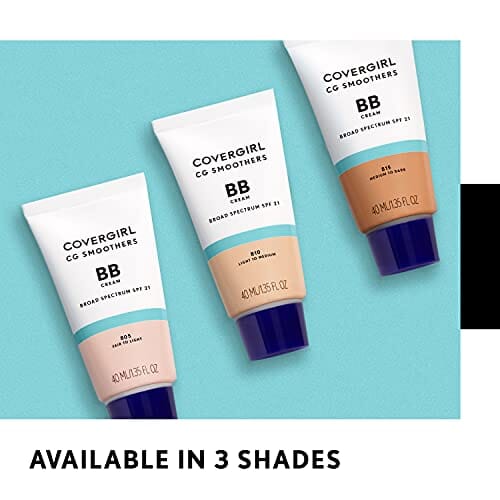 كريم بي بي خفيف الوزن من كوفرجيرل COVERGIRL Smoothers Lightweight BB Cream, Fair to Light 805, 1.35 oz (Packaging May Vary) Lightweight Hydrating 10-In-1 Skin Enhancer with SPF 21 UV Protection