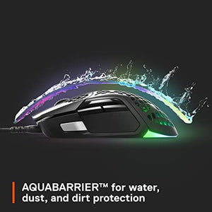 ماوس ألعاب خفيف الوزن مستشعر بصري SteelSeries Aerox 5 - Lightweight Gaming Mouse - 18000 CPI -- TrueMove Air Optical Sensor - Ultra-lightweight Water Resistant Design - Universal USB-C Connectivity