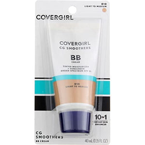 تغطية ملونة من كوفرجيرل بعامل حماية من الشمس COVERGIRL Smoothers SPF 21 Tinted Coverage, Light to Medium [810], 1.35 oz