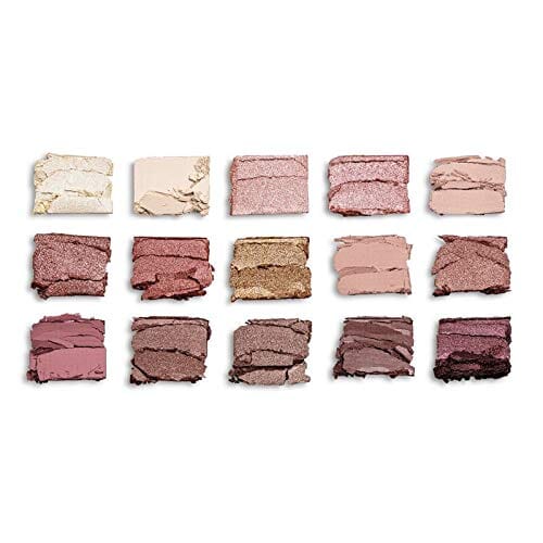 Makeup Revolution Reloaded Palette, Eyeshadow Palette, Includes 15 Shades,  Lasts All Day Long, Cruelty Free, Iconic 3.0, 16.5g