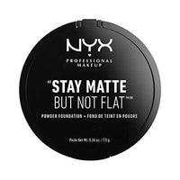 إن واي إكس بروفيشنال ميك أب ستاي ماتي لكن ليس كريم أساس بودرة مسطحة بيج متوسط NYX PROFESSIONAL MAKEUP Stay Matte But Not Flat Powder Foundation, Medium Beige, 0.26 Ounce (Pack of 1)