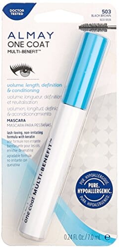 ماسكارا ألماي متعددة الفوائد Almay Multi-Benefit Mascara, Black Brown, Ophthalmologist Tested, Fragrance Free, Hypoallergenic, 0.24 oz