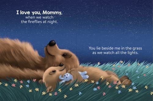 أنا أحبك يا أمي - كتاب أطفال مبطن - أمي والدب الصغير I Love You, Mommy - Children's Padded Board Book - Mom and Baby Bear