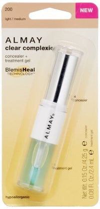 جل معالج وخافي عيوب البشرة من ألماي ALMAY Clear Complexion Concealer and Treatment Gel, Light Medium