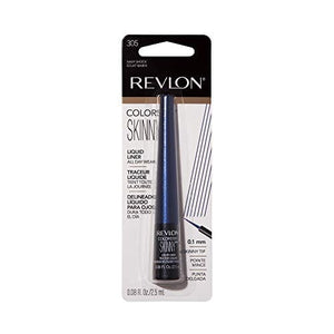 محدد عيون سائل كولور ستاي سكيني من ريفلون REVLON ColorStay Skinny Liquid Eyeliner, Navy Shock, 1 Count