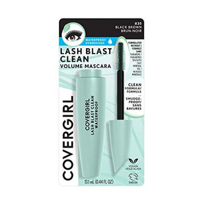 ماسكارا لاش بلاست كلين المقاومة للماء من كوفرجيرل COVERGIRL Lash Blast Clean Waterproof Mascara, Black Brown