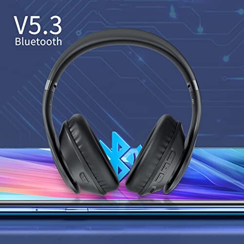 Uliptz Auriculares Inalámbricos Bluetooth, 65 Horas de Reproducción, 6  Modos de Sonido EQ, Auriculares Inalámbricos Diadema Estéreo HiFi con  Micrófono, Audifonos Bluetooth 5.3 para PC/Teléfono : : Electrónica