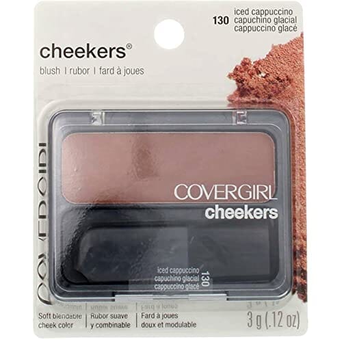 أحمر خدود تشيكرز من كوفر جيرل - كابتشينو مثلج (عبوة من 24 قطعة) Cover Girl Cheekers Blush - Iced Cappuccino (Pack Of 24)