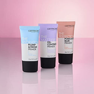 قاعدة مكياج تنقية المسام والخطوط الدقيقة  Catrice | The Perfector Poreless Blur Primer | Pore & Fine Line Refining Make Up Base with Niacinamide | Vegan & Cruelty Free | Made Without Gluten, Oil, Fragrance, Parabens, Phthalates, Microplastics & Alcohol