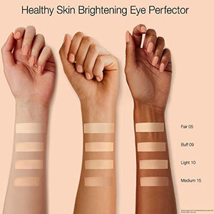 نيوتروجينا هيلثي سكين لتفتيح العين وخافي العيوب تحت العين Neutrogena Healthy Skin Brightening Eye Perfector and Under Eye Concealer, Dark Circle Treatment Concealer Makeup with Soy and Vitamin E Antioxidant, Broad Spectrum SPF 25, Buff 09,.17 oz