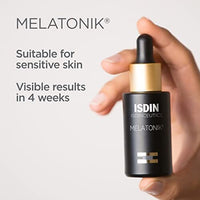 مصل ليلي مضاد للشيخوخة ISDIN Melatonik, Overnight Recovery Anti-Aging Benefits Night Serum, 3-in-1 Repairs, Restores and Brightens with Melatonin, Bakuchiol, Vitamin C…