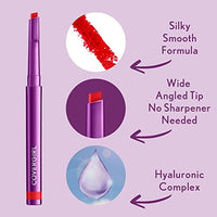 قلم تحديد الشفاه سيمبلي إيجليس من كوفرجيرل COVERGIRL Simply Ageless Lip Flip Liner, Brave Burgundy, Pack of 1