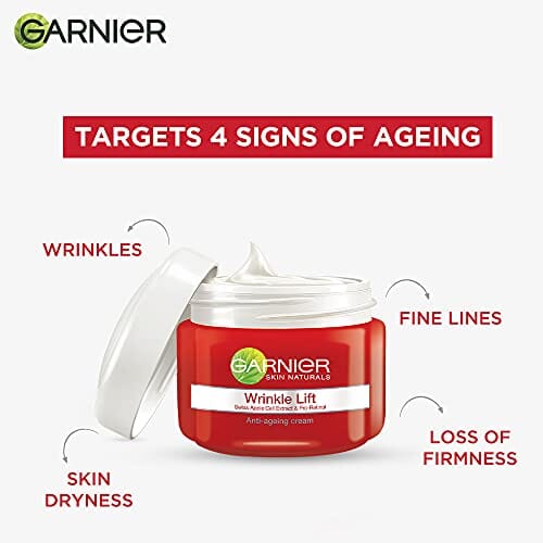 كريم غارنييه ليفت المضاد للشيخوخة 40 جم Garnier Wrinkle Lift Anti-Ageing Cream 40g