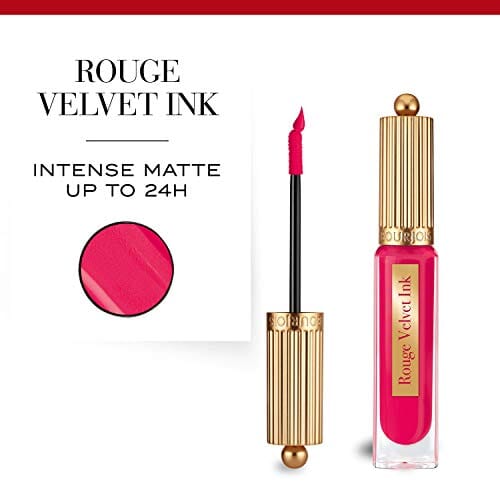 أحمر شفاه سائل بورجوا روج فيلفيت إنك (07 فوشيا تشا تشا) Bourjois Rouge Velvet Ink Liquid Lipstick (07 Fushia Cha Cha)