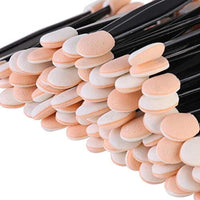 فرشاة ظلال العيون للاستعمال مرة واحدة على الوجهين من إسفنجة مكياج العيون 150 Pack Disposable Eyeshadow Brush, JASSINS Double-Sided Eye Makeup Sponge Applicators