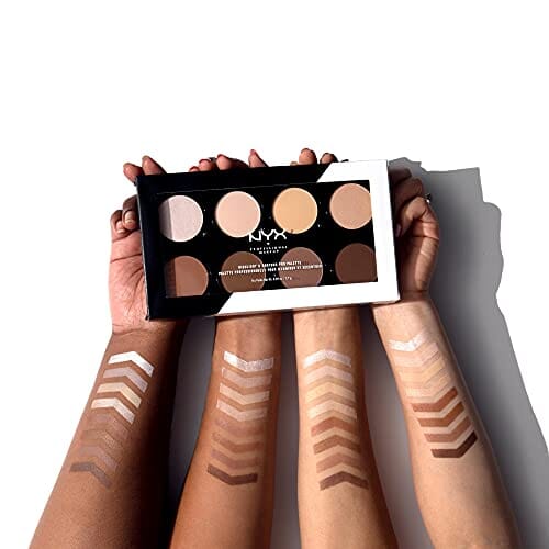 إن واي إكس بروفيشنال ميك أب هايلايت آند كونتور برو باليت NYX PROFESSIONAL MAKEUP Highlight & Contour Pro Palette