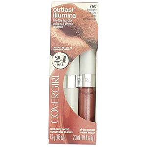 مجموعة كوفر جيرل - لون الشفاه أوتلاست طوال اليوم 760 توايلايت كوفي 1 CoverGirl Outlast All Day Lipcolor 760 Twilight Coffee 1 Kit