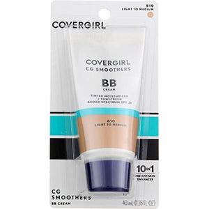 تغطية ملونة من كوفرجيرل بعامل حماية من الشمس COVERGIRL Smoothers SPF 21 Tinted Coverage, Light to Medium [810], 1.35 oz