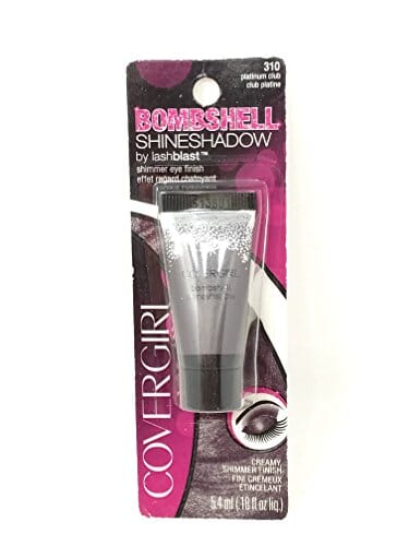 شادو آي شادو بلاتينيوم كلوب [310] 0.18 أونصة (عبوة من قطعتين) CoverGirl Bombshell Shine Shadow Eye Shadow, Platinum Club [310] 0.18 oz (Pack of 2)