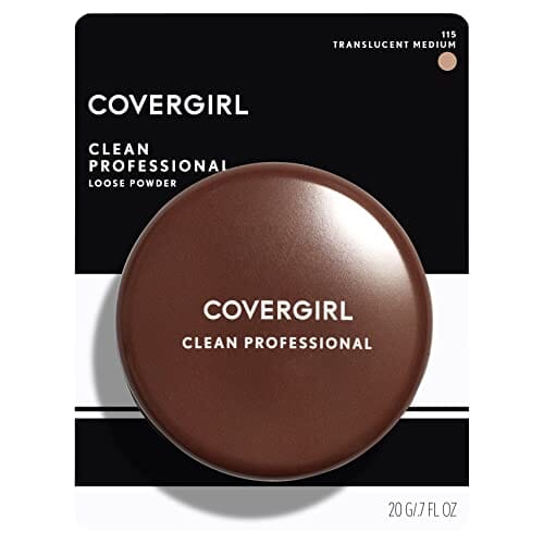 كوفر جيرل - بودرة وجه احترافية - متوسطة شفافة CoverGirl Professional Face Powder - Translucent Medium (115), 0.7 Ounce (Pack of 1)