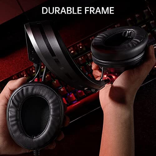 سماعة رأس للألعاب بصوت محيطي مع ميكروفون لإلغاء الضوضاء Tatybo 7.1 Surround Sound Gaming Headset for PC PS4 PS5 Switch, USB & 3.5mm PC Headset with Noise Cancelling Mic