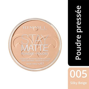 بودرة ريميل ستاي مات المضغوطة Rimmel Stay Matte Pressed Powder Silky Beige