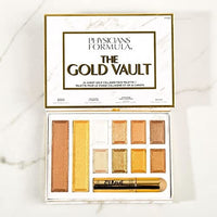 مجموعة مكياج فيزيشنز فورميولا 24 قيراط من الذهب اللامع Physicians Formula 24-Karat Gold Shimmer Makeup Set, Face Palette, The Gold Vault, Mascara, Eyeshadow, Christmas Gift