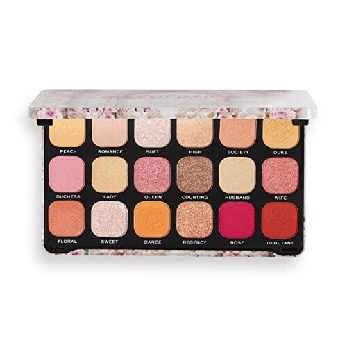 باليت ظلال عيون ميك اب ريفوليفر فلوليس Makeup Revolution, Forever Flawless, Eyeshadow Palette, Regal Romance, 19.8g